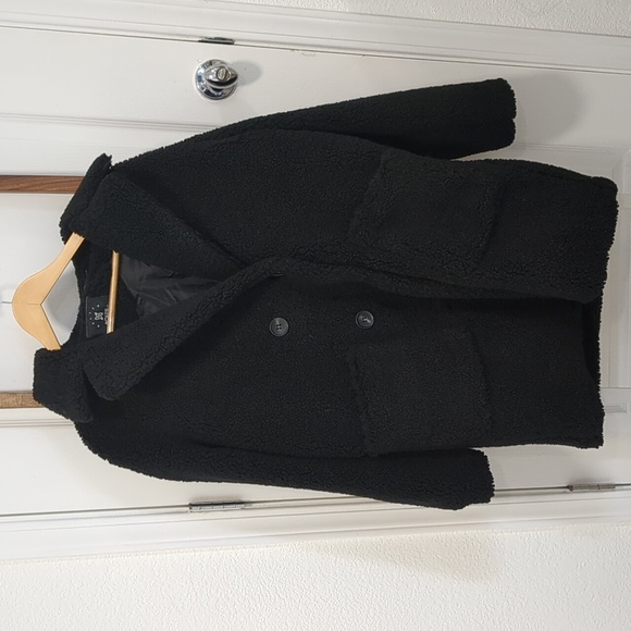 Relish No Less Black Teddy Jacket Size M - Picture 10 of 16